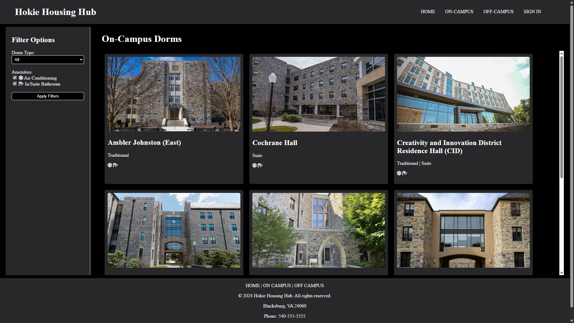 On Campus Page